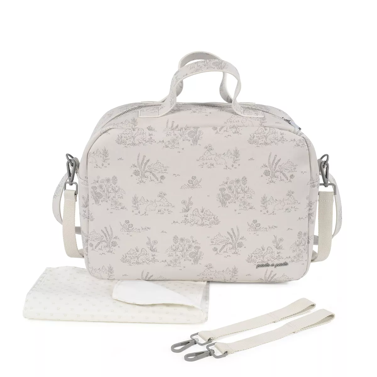 Bolsa Canastilla  Toile de Jouy Cream de Pasito a Pasito